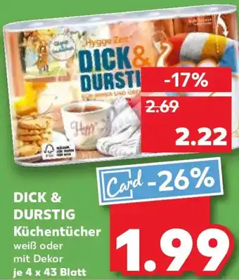 Kaufland DICK & DURSTIG Küchentücher Angebot