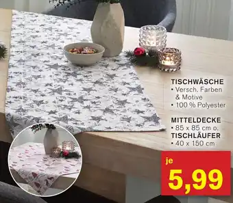 KODi TISCHWÄSCHE o. TISCHLÄUFER Angebot