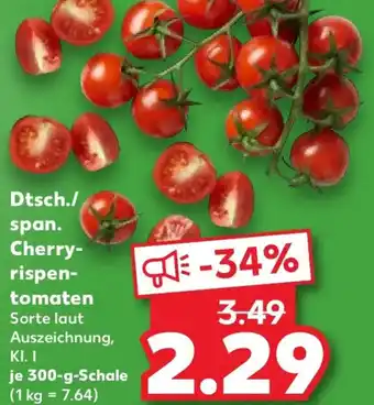 Kaufland Dtsch./ span. Cherryrispentomaten Angebot