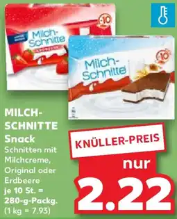 Kaufland MILCHSCHNITTE Snack Angebot
