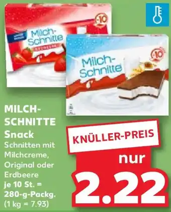 Kaufland MILCHSCHNITTE Snack Angebot