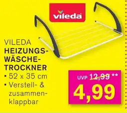 KODi VILEDA HEIZUNGS- WÄSCHE- TROCKNER Angebot