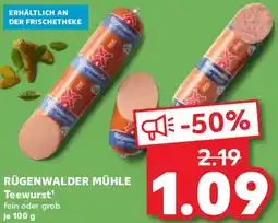 Kaufland RÜGENWALDER MÜHLE Teewurst Angebot