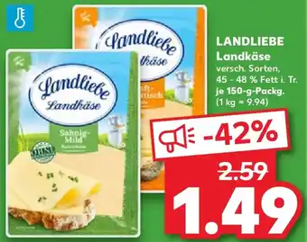 Kaufland LANDLIEBE Landkäse Angebot