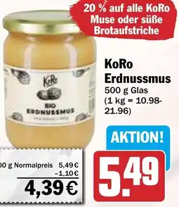 HIT KoRo Erdnussmus Angebot