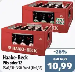 Aktiv Irma Haake-Beck Pils oder 12 Angebot