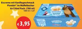 Mix Markt Eiscreme mit Vanillegeschmack Plombir Angebot