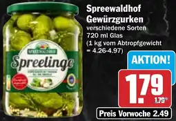 HIT Spreewaldhof Gewürzgurken Angebot