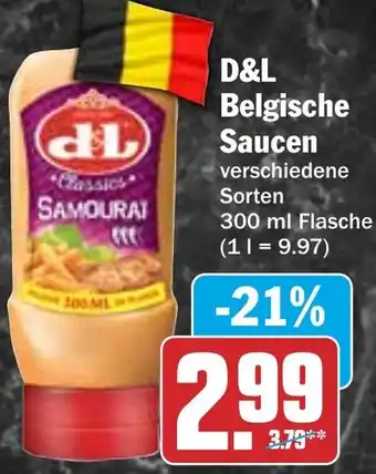 HIT D&L Belgische Saucen Angebot