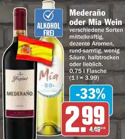 HIT Mederaño oder Mia Wein Angebot