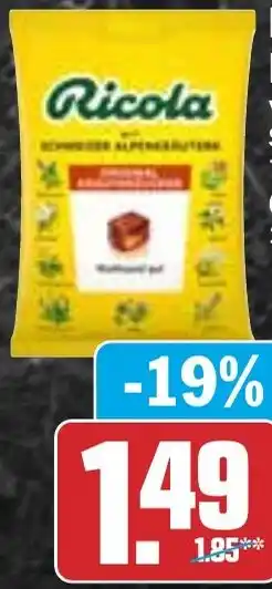 HIT Ricola Kräuterbonbon Angebot