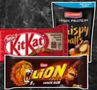 HIT KitKat, Lion, Smarties oder Nuts Multipacks oder Ehrmann High Protein Crispy Balls Angebot