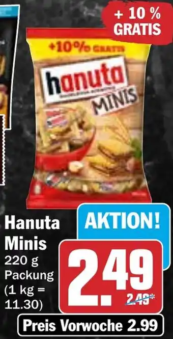 HIT Hanuta Minis Angebot