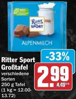 HIT Ritter Sport Großtafel Angebot