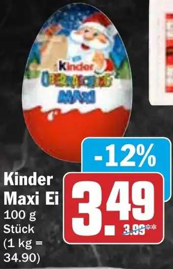 HIT Kinder Maxi Ei Angebot