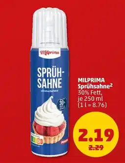 PENNY Milprima sprüh-sahne Angebot