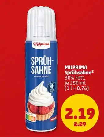 PENNY Milprima sprüh-sahne Angebot