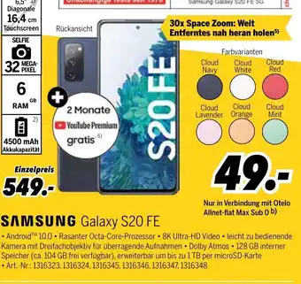 MEDIMAX Samsung Galaxy S20 FE Angebot