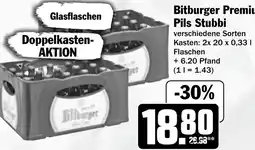 HIT Bitburger Premium Pils Stubbi Angebot