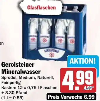 HIT Gerolsteiner Mineralwasser Angebot