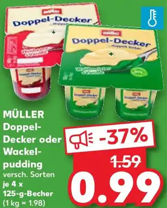 Kaufland MÜLLER Doppel Decker oder Wackelpudding Angebot