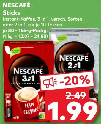 Kaufland NESCAFÉ Sticks Angebot