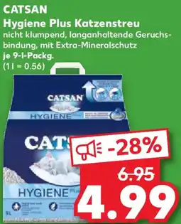 Kaufland CATSAN Hygiene Plus Katzenstreu Angebot