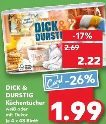 Kaufland DICK & DURSTIG Küchentücher Angebot