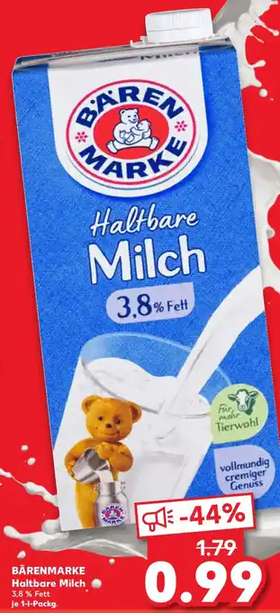 Kaufland BÄRENMARKE Haltbare Milch Angebot