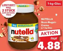 Kaufland NUTELLA Nuss-Nugat Creme Angebot