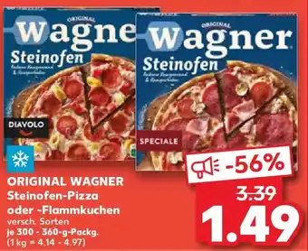 Kaufland ORIGINAL WAGNER Steinofen-Pizza oder Flammkuchen Angebot