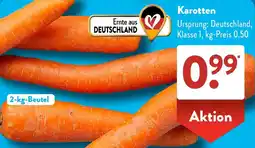 Aldi Süd Karotten Angebot