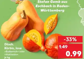 Kaufland Dtsch. Kürbis, lose Angebot