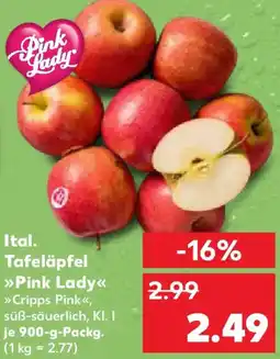 Kaufland Ital. Tafeläpfel Pink Lady Angebot