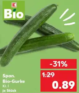Kaufland Span. Bio-Gurke Angebot