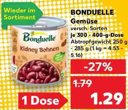 Kaufland BONDUELLE Gemüse Angebot