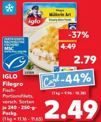 Kaufland IGLO Filegro Angebot