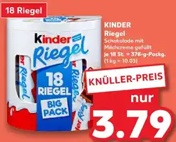 Kaufland KINDER Riegel Angebot