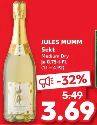 Kaufland JULES MUMM Sekt Angebot