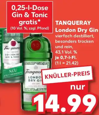Kaufland TANQUERAY London Dry Gin Angebot