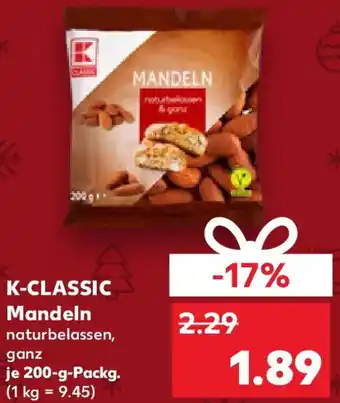 Kaufland K-CLASSIC Mandeln Angebot