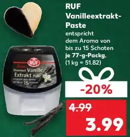 Kaufland RUF Vanilleextrakt- Paste Angebot