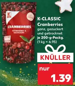 Kaufland K-CLASSIC Cranberries Angebot