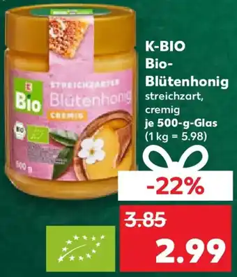Kaufland K-BIO Bio- Blütenhonig Angebot