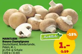 PENNY Marktliebe Braune Champignons Angebot