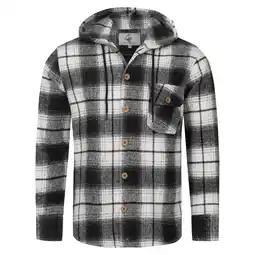 Netto Marken-Discount Rock Creek Hemd Kariertes Hemd mit Kapuze Angebot