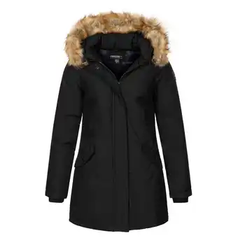 Netto Marken-Discount Geographical Norway Winterjacke Mantel mit Kapuze Regular Fit Angebot