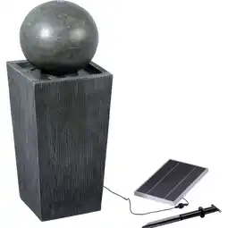 Netto Marken-Discount dobar Gartenbrunnen „Apollon“ mit Solar-Panel Wasserspiel Brunnen Angebot