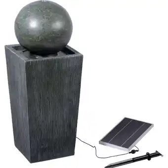 Netto Marken-Discount dobar Gartenbrunnen „Apollon“ mit Solar-Panel Wasserspiel Brunnen Angebot