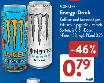 Aldi Süd MONSTER Energy-Drink Angebot
